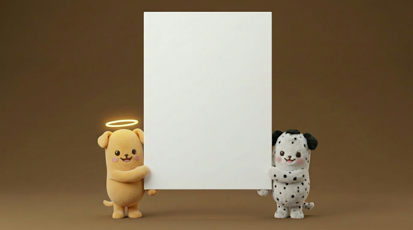 A composed scene with multiple characters interacting.